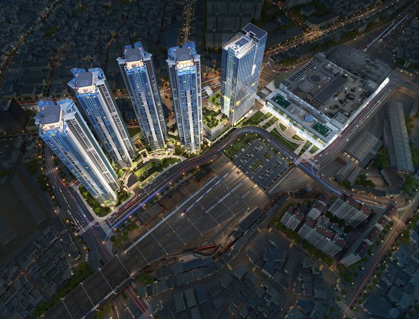 청량리역 롯데캐슬 오피스텔_조감도_2