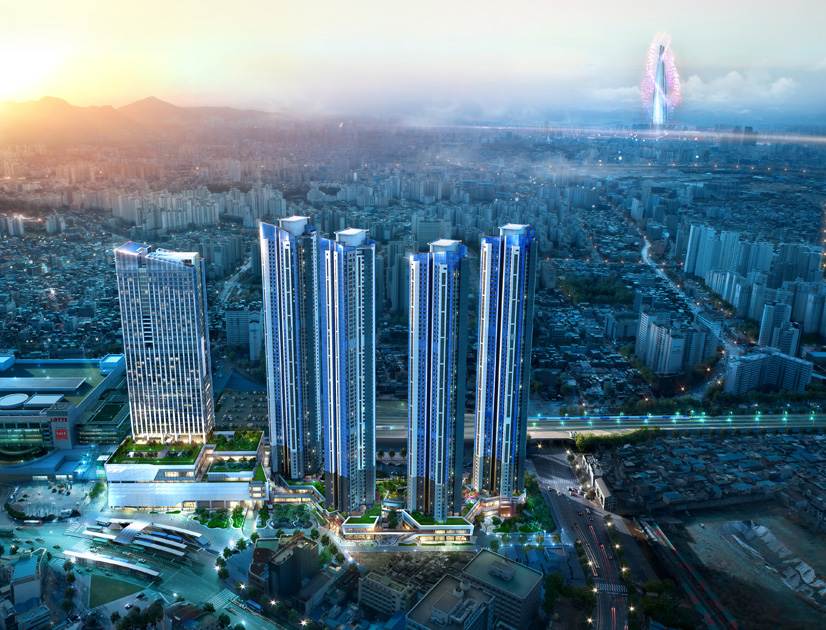 청량리역 롯데캐슬 오피스텔_조감도_4